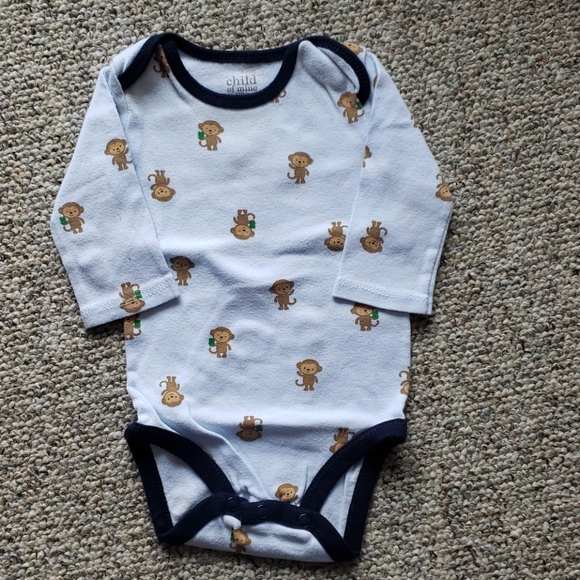 Infant Monkey 3 pc Outfit - Picture 3 of 6